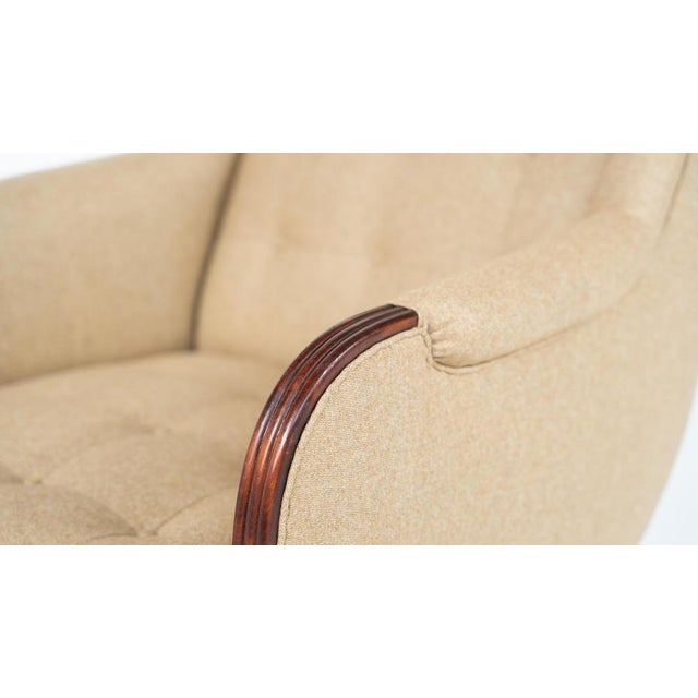 Lounge Chairs in Wood and Upholstery, 1920s, Set of 2 For Sale - Image 12 of 18