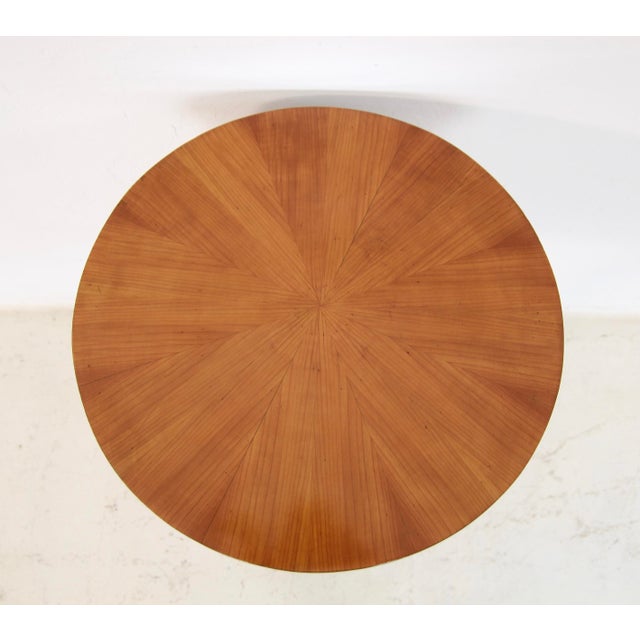 19th Century German Biedermeier Cherry Wood Side Table For Sale - Image 13 of 18