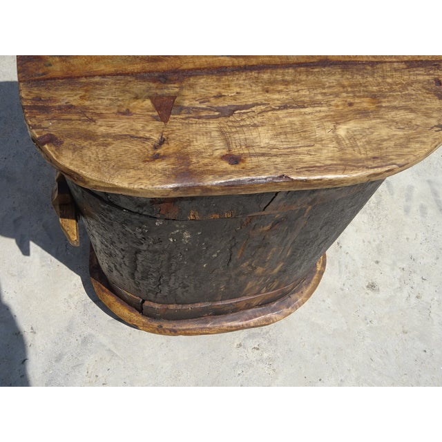 Small Cabinet in Canoe Wood and Teak, 2000s For Sale - Image 18 of 18