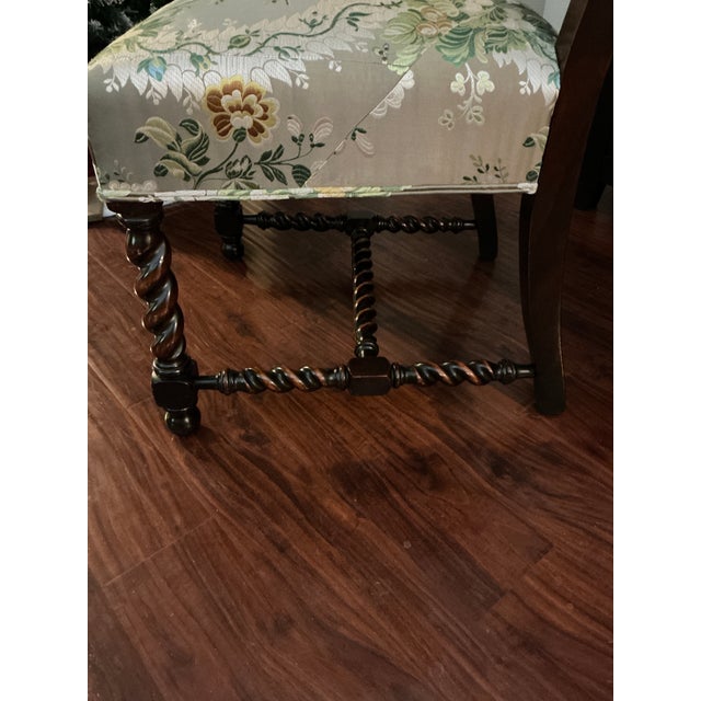 Early 19th Century Victorian Walnut Barley Twist Chair Prie Dieu Parlor Dining For Sale - Image 13 of 13