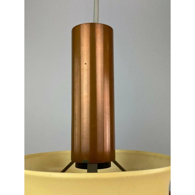 Metal Mid-Century Space Age Pendant Lamp in Metal from VEB For Sale - Image 7 of 10
