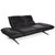 Animal Skin Francis Leather Two-Seater Black Manual Function Sofa from Koinor For Sale - Image 7 of 18