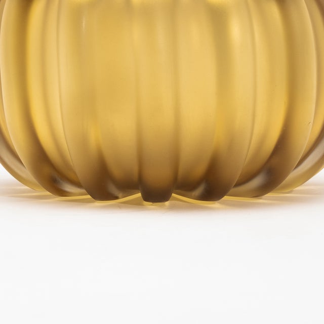 Hand-Blown Murano Cactus Vase in Amber Small For Sale In Los Angeles - Image 6 of 7