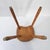 Superb Vintage Brutalist Stool 1950 in Oak, 4 Legs, 50s For Sale - Image 9 of 12