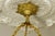 Metal Empire French Red and White Glass and Bronze Chandelier, 1925 For Sale - Image 7 of 18