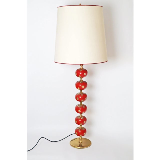 Swedish Modern Red Floor Lamp from Stilarmatur Tranås, 1960s For Sale - Image 18 of 18