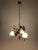 Chandelier with Gilded Leaves and White Opaline in the style of Hans Kögl, 1970s For Sale - Image 6 of 18