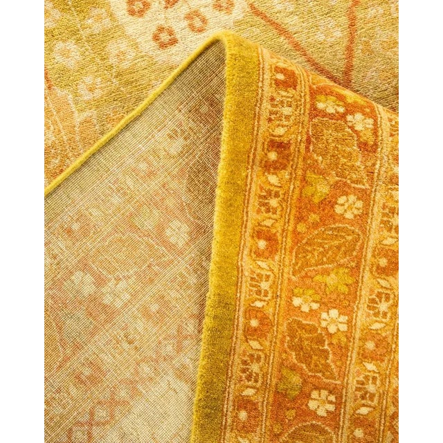 Mogul, One-of-a-Kind Hand-Knotted Area Rug in Green, 8' 1" x 10' 3" For Sale In New York - Image 6 of 8