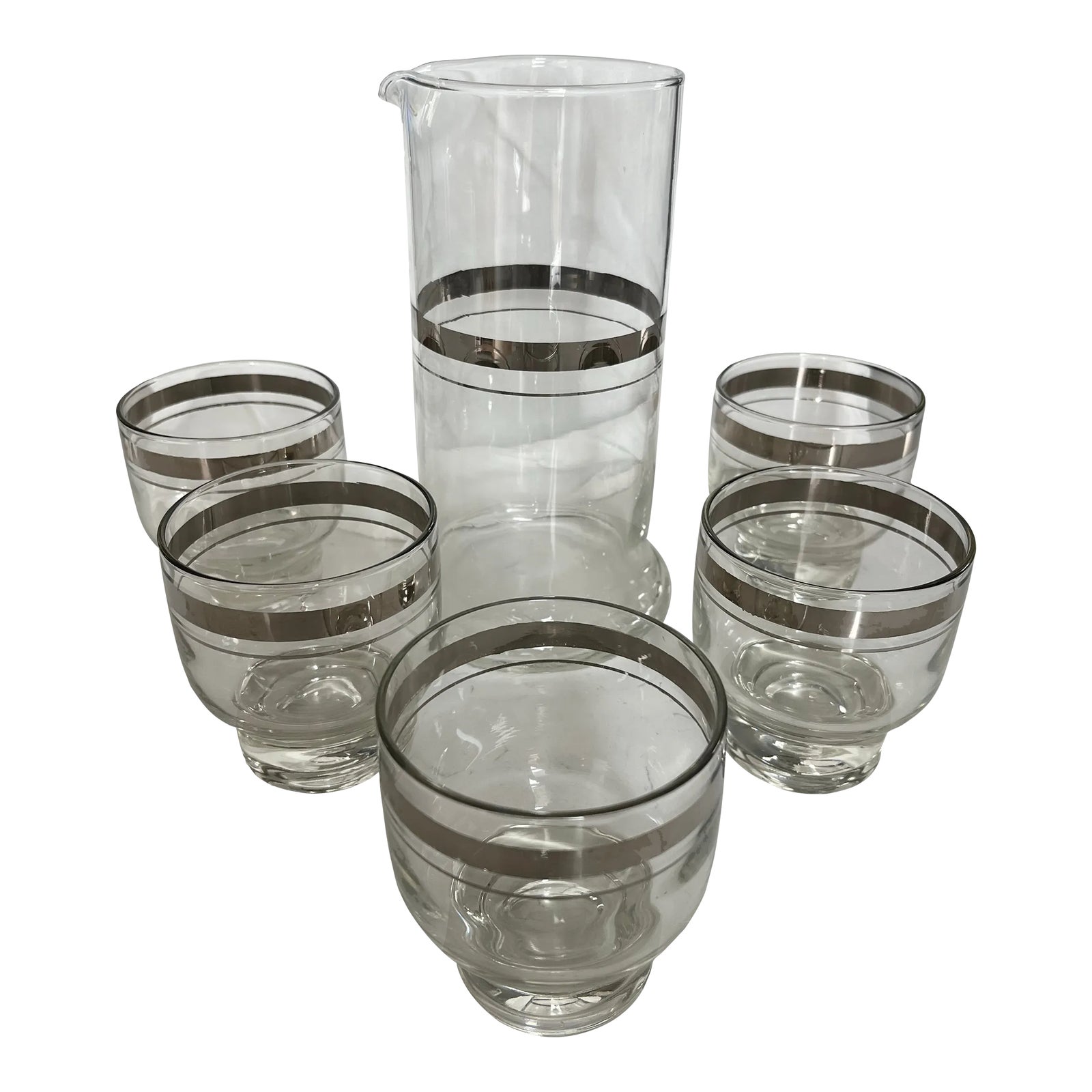 MidCentury Modern Eva Zeisel Stockholm Cocktail Set 6 Pieces Chairish