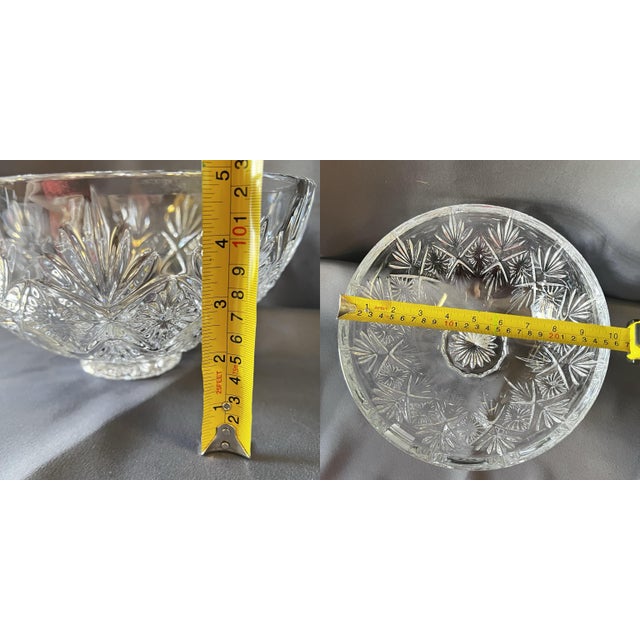 Contemporary Marquis by Waterford “Raymond” Crystal Vase & Bowl Set – Pair W/Box For Sale - Image 3 of 11