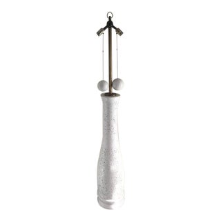 Milo Baughman White Cork Floor Lamp For Sale