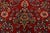 Red Mashad Rug 9’7” X 12’3” Red Wool Vintage Traditional Hand-Knotted Carpet For Sale - Image 8 of 14