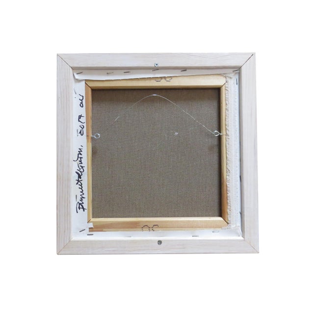 White Contemporary Brynhildur Guðmundsdóttir Oil on Canvas - Framed For Sale - Image 8 of 8