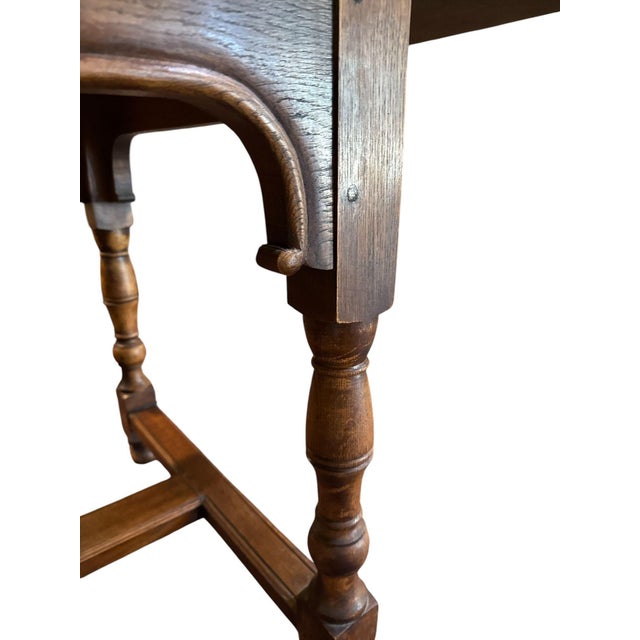 Brown French 19th Century Desk/Table With Drop Leaves For Sale - Image 8 of 12