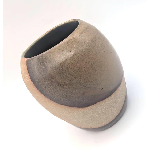 1990s Studio Pottery Glazed Stoneware Bud Vase For Sale - Image 5 of 11