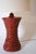 "Kasaï" Rope red ceramic lamp 32cm, Barracuda Edition. Height: 32 cm - 12.6 in Diameter: 16 cm - 6.3 in Seating height: 62...
