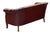 Swedish Chesterfield Sofa or Settee of Tufted Patinated Oxblood Leather For Sale In Austin - Image 6 of 15
