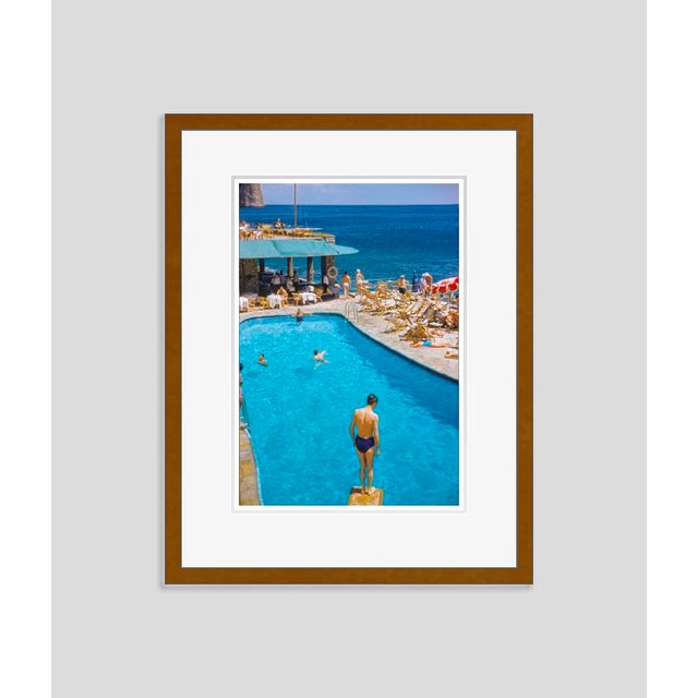 Modern A Pool in Capri 1959 by Toni Frissell Framed C Print For Sale - Image 3 of 3