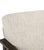 Iron Frame Oak & Linen Arm Chair For Sale In Los Angeles - Image 6 of 9