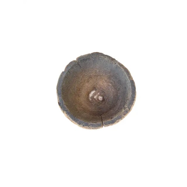 1900 - 1909 Solid Teak Granary Mortar From Java, Indonesia, C. 1900 For Sale - Image 5 of 6