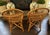 Pair of Vintage Albini Style Italian Bent Bamboo Rattan Chairs For Sale - Image 9 of 18