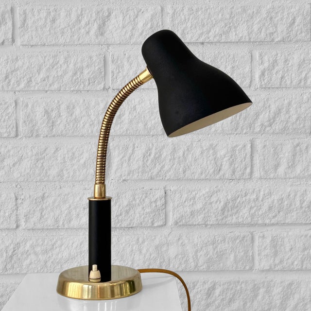 Scandinavian Desk Lamp by Bertil Brisborg for Nordiska Kompaniet, 1950s For Sale - Image 12 of 12