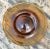 Late 20th Century Vintage Amber Glass Serving Tray For Sale - Image 5 of 12