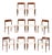 Niels Otto Moller Model 77 & 56 Teak Dining Chairs Set of 10 For Sale