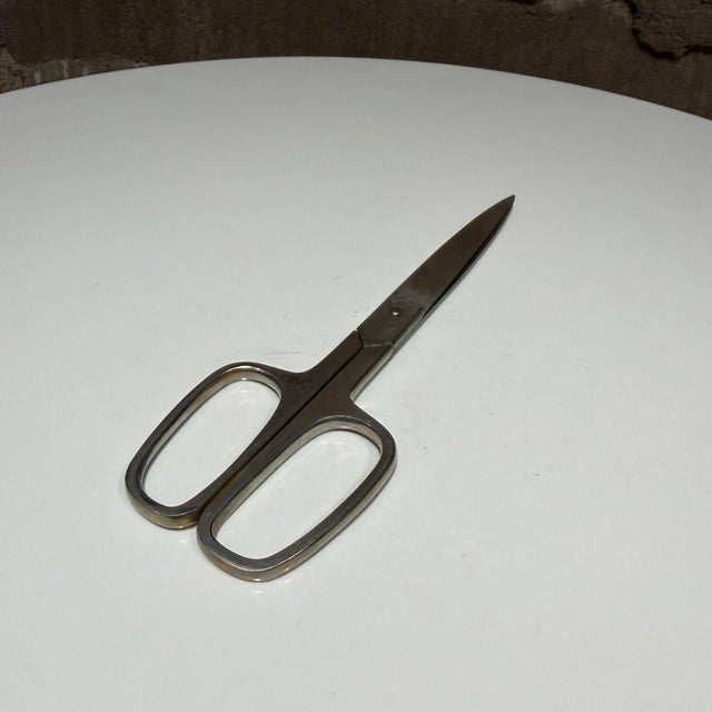 1960s Mid-Century Modern Italian-Made Office or Dressmaking Shears I S A For Sale - Image 5 of 14