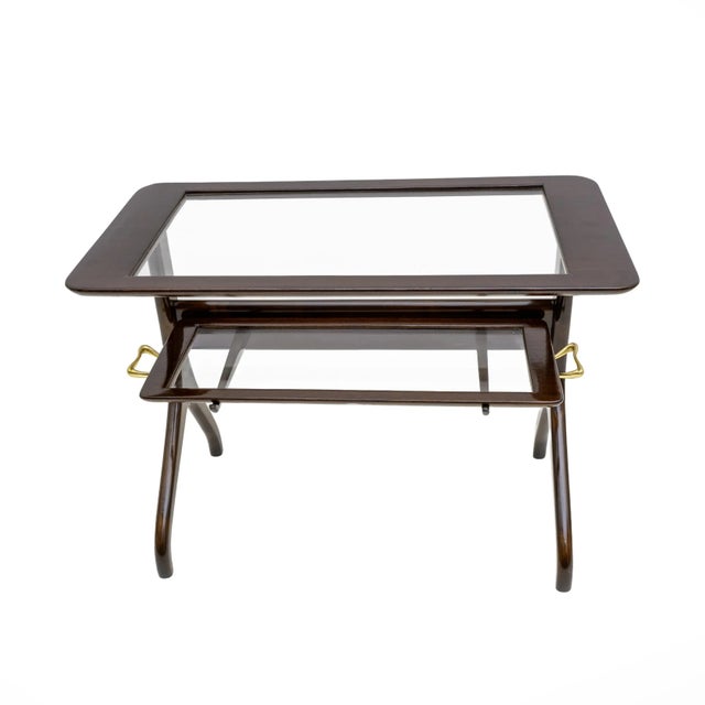 Wood Mid-Century Modern Italian Tray Table, 1950s For Sale - Image 7 of 11
