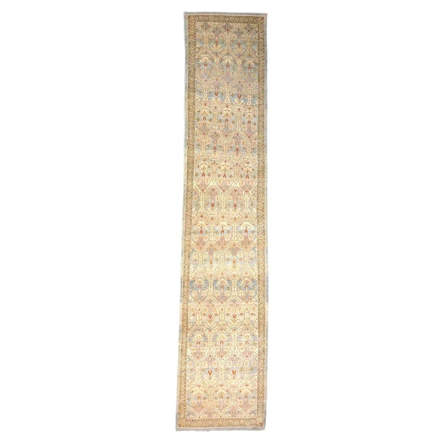 Condition: New Origin: Persia Design: Tabriz Actual Size: 3.2 X 15.1 Thickness: 1/4" Color: Blue, Ivory, Rust, Tan...