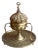 Hand-Chased Brass Incense Burner For Sale