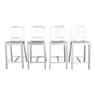 Emeco 1006 Navy Stools for Design Within Reach - Set of 4 For Sale