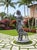 Metal Classical Cast Iron Statue of Diana the Huntress With Stag For Sale - Image 7 of 12