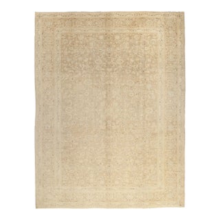 Mid 20th Century Vintage Persian Tabriz Rug W/Antebellum Charm - 09’11 X 12’10. For Sale