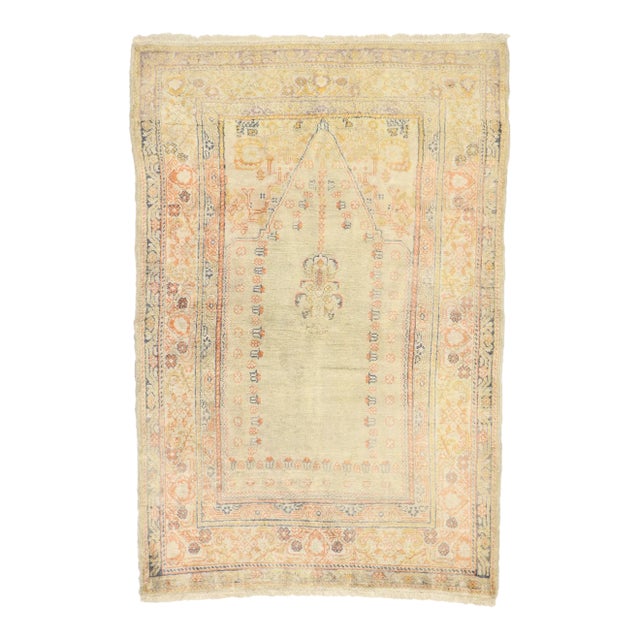 Vintage Turkish Sivas Prayer Rug - 03'00 x 04'05 For Sale