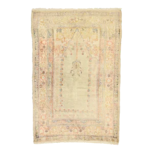 Vintage Turkish Sivas Prayer Rug - 03'00 x 04'05