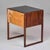 Chestnut Langkilde Danish Mid-Century Rosewood Side Table With Black Glass Top For Sale - Image 8 of 12