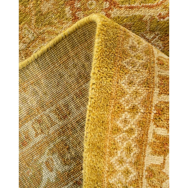 Mogul, One-of-a-Kind Hand-Knotted Area Rug in Green, 8' 1" x 10' 1" For Sale In New York - Image 6 of 8