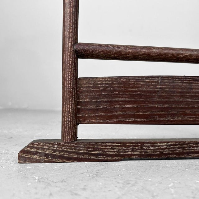 Small Foldable Wooden Ikō Decorative Hanger, 1970s For Sale - Image 3 of 9