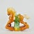 Late 20th Century Vintage Tang Dynasty Style Rocking Horse Figurine | 1970s Drip Glaze Ceramic | Mid Century Nursery Decor Gift | Shelf Accent Cognac Brown For Sale - Image 5 of 8