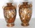 Antique Japanese Signed Satsuma Porcelain Vases, Matched Pair With Double Handles, Faces and Dragon on Each For Sale - Image 4 of 10