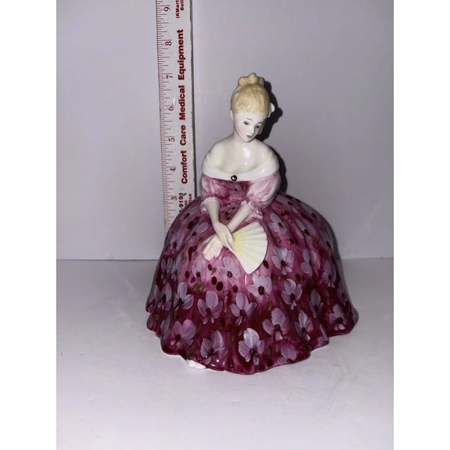 Ruby Red Vintage MCM 1972 Royal Doulton Victoria Figurine For Sale - Image 8 of 8