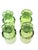 Mid-Century Modern Vintage Tiffin Franciscan Madeira Apple Green Glass Footed Goblets Set of 4 For Sale - Image 3 of 9