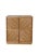 "Square Line Uno" belief by Mascia Meccani for Meccani Design, 2022. Oak belief with cherry and walnut finishes, 4 doors...