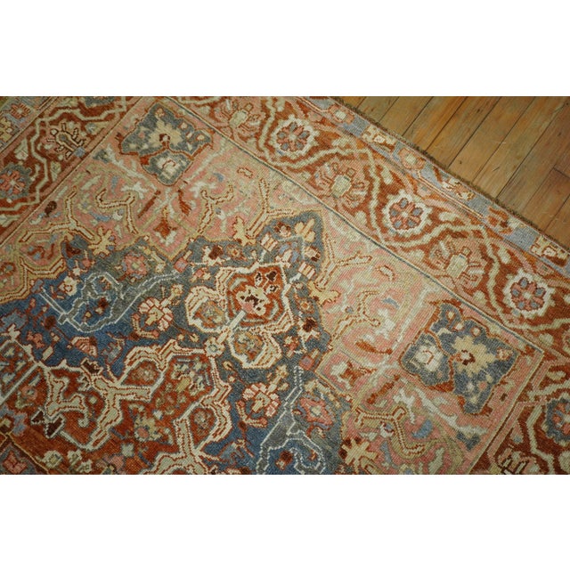 Textile Antique Persian Bakhtiari Square Rug - 4'10" x 6'5" For Sale - Image 7 of 9