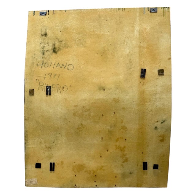 Tom Holland, Very Large Constructed Abstract Mixed Media Painting Wall Sculpture Tom Holland, 1981 For Sale - Image 10 of 18