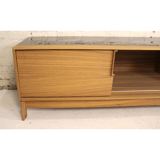 Paper Stunning Low Profile Italian Sideboard For Sale - Image 7 of 13