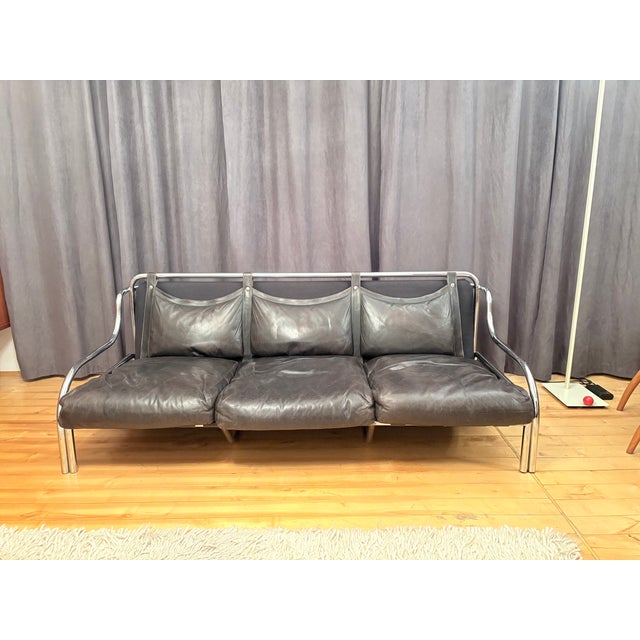 Stringa 3-Seater Sofa by Gae Aulenti for Poltronova, Italy, 1960s For Sale - Image 16 of 16