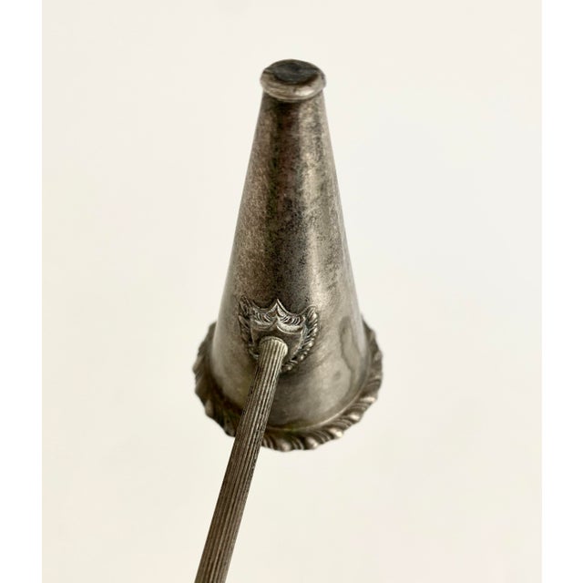 Extra Long Silver Candle Snuffer For Sale - Image 4 of 7